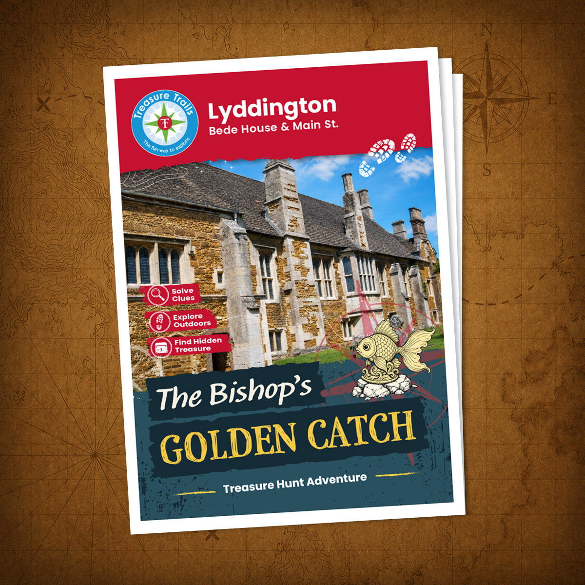Lyddington - Bede House & Main St. Treasure Trail - front cover