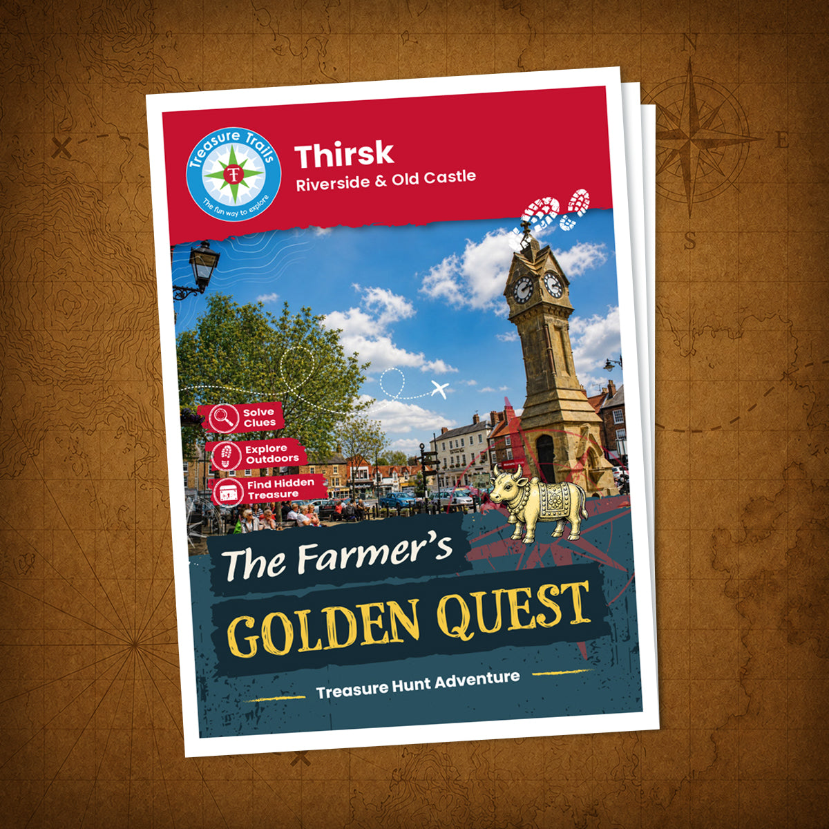 Thirsk - Riverside & Old Castle Treasure Trail - front cover