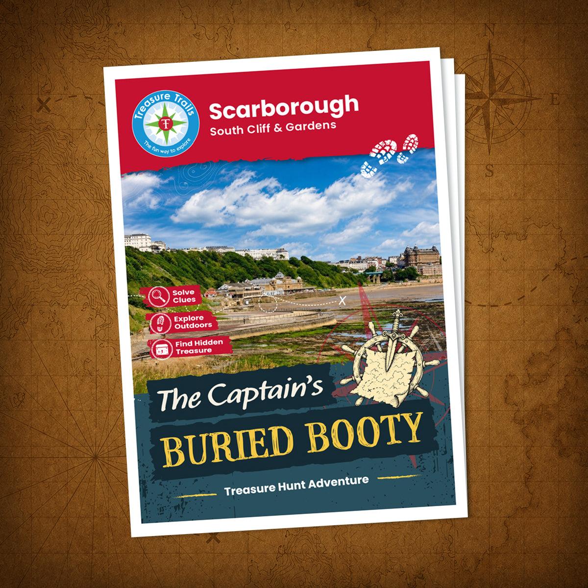 Scarborough - South Cliff & Gardens Treasure Trail - front cover