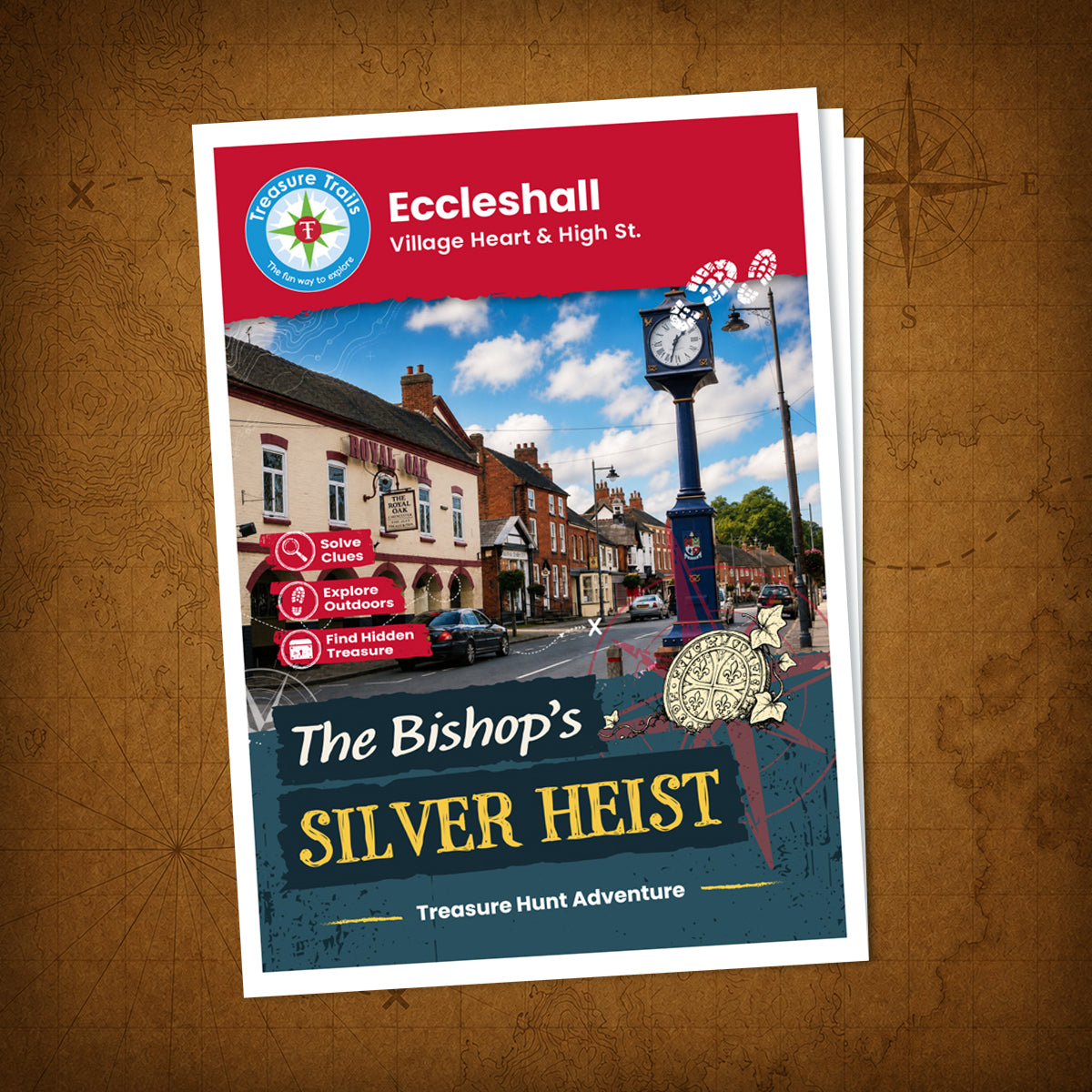 Eccleshall - Village Heart & High St. Treasure Trail - front cover