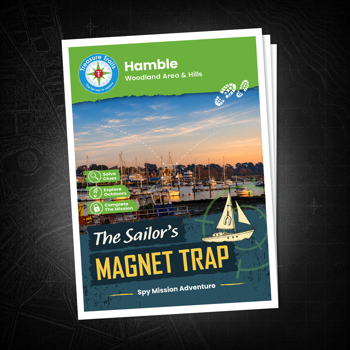 Hamble - Woodland Area & Hills Treasure Trail - front cover
