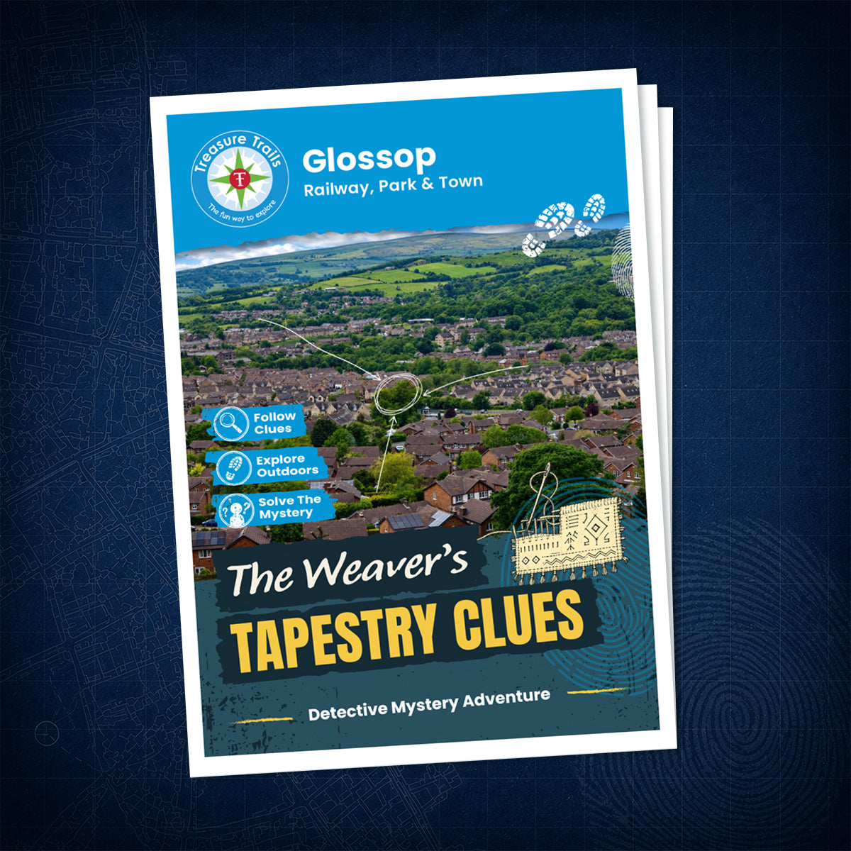 Glossop - Railway, Park & Town Treasure Trail - front cover