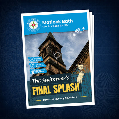 Matlock Bath - Scenic Village & Cliffs Treasure Trail - front cover