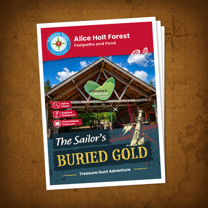 Alice Holt Forest - Footpaths and Pond Treasure Trail - front cover