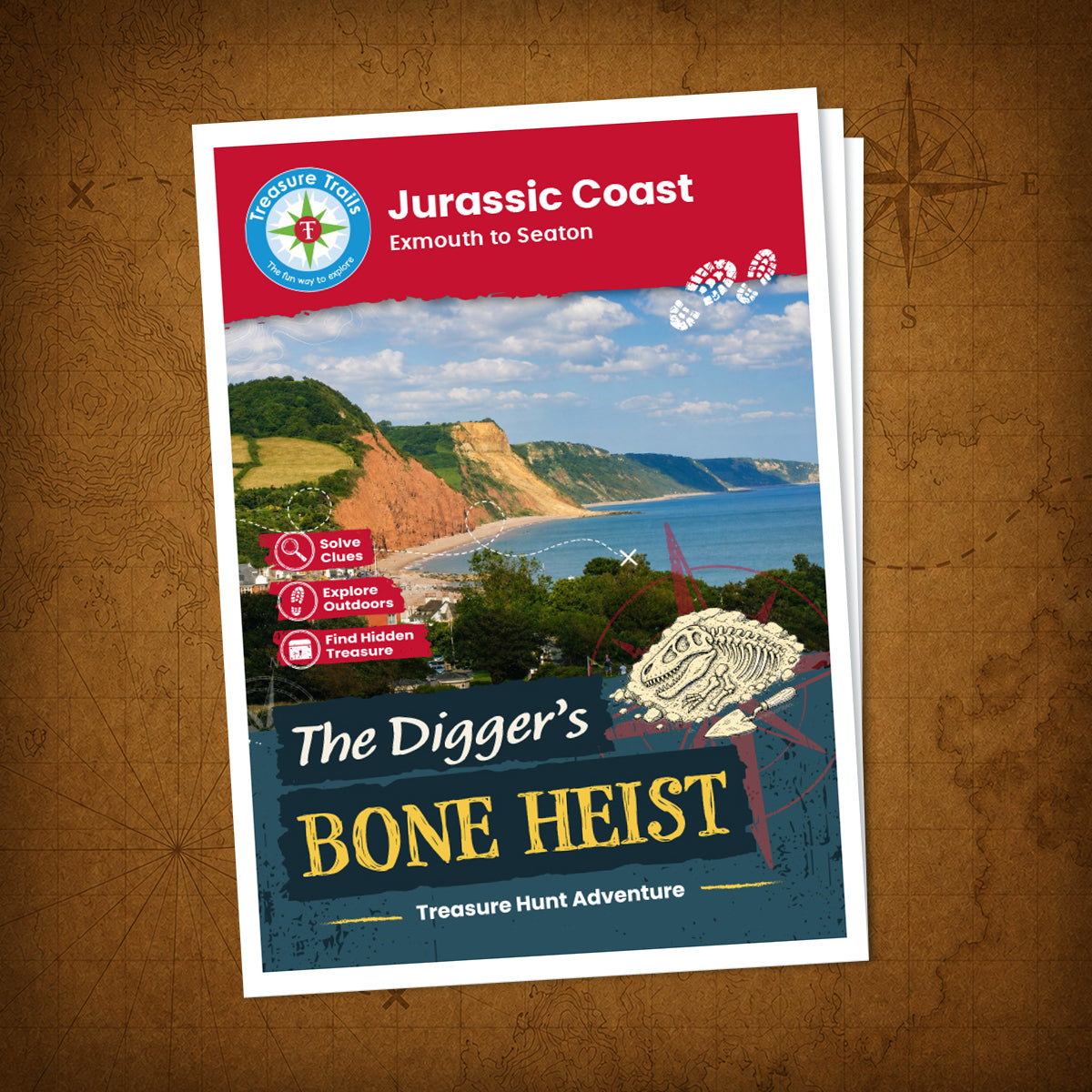 Jurassic Coast - Exmouth to Seaton Treasure Trail - front cover
