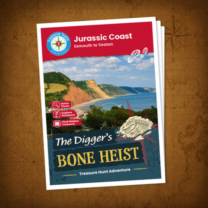 Jurassic Coast - Exmouth to Seaton Treasure Trail - front cover
