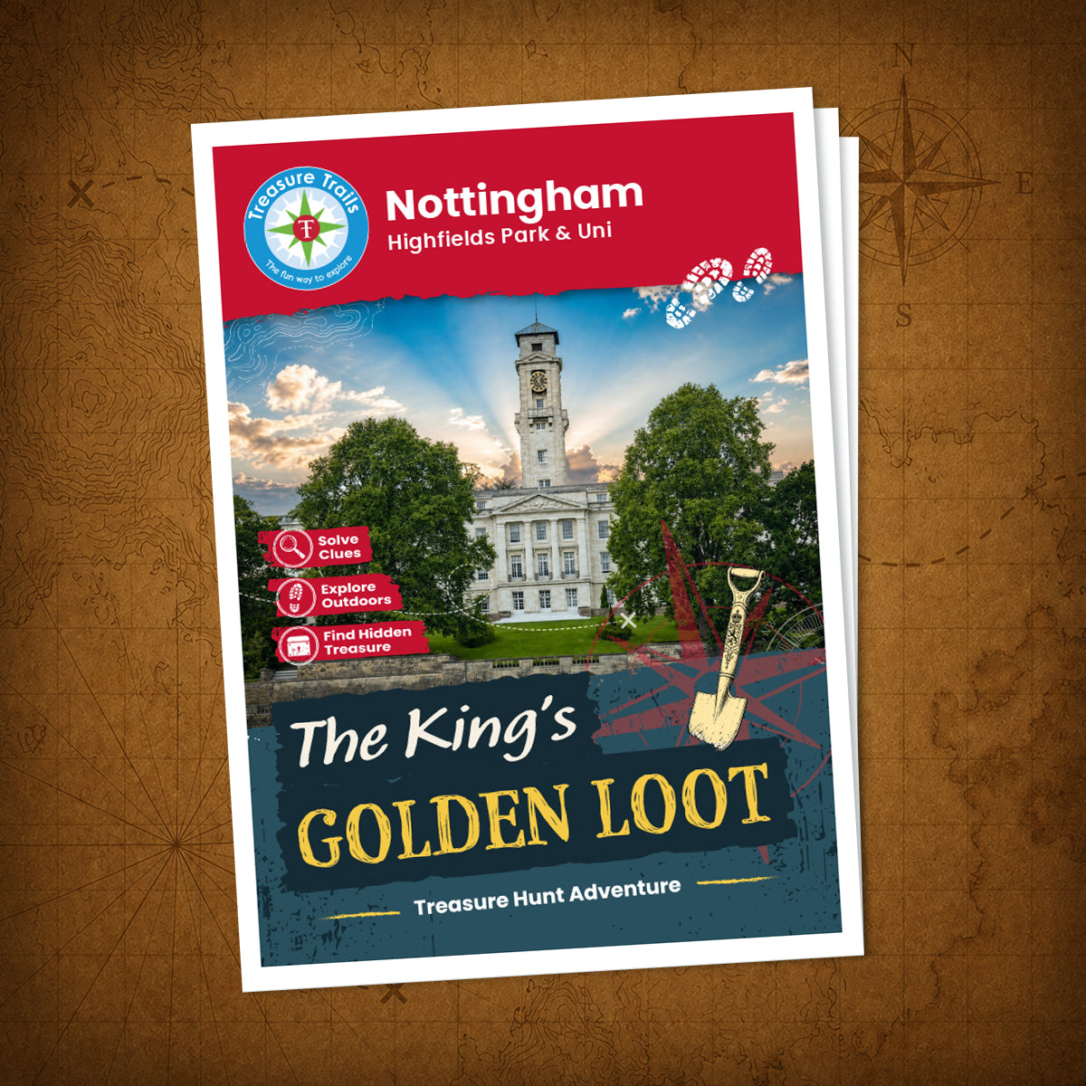 Nottingham - Highfields Park & Uni Treasure Trail - front cover