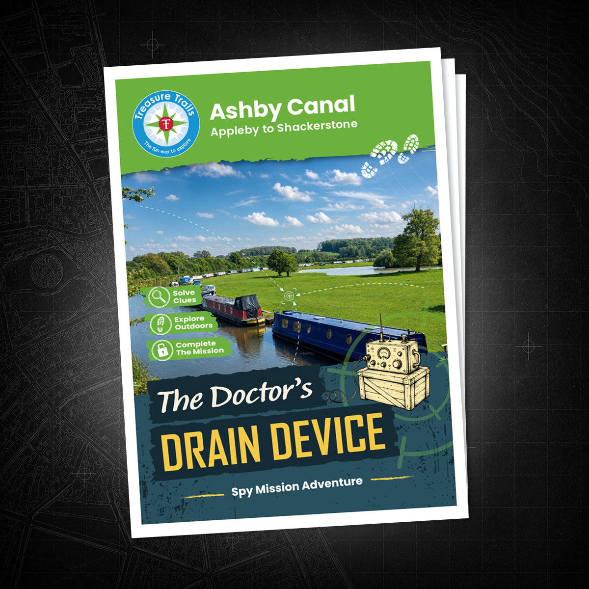 Ashby Canal - Appleby to Shackerstone Treasure Trail - front cover