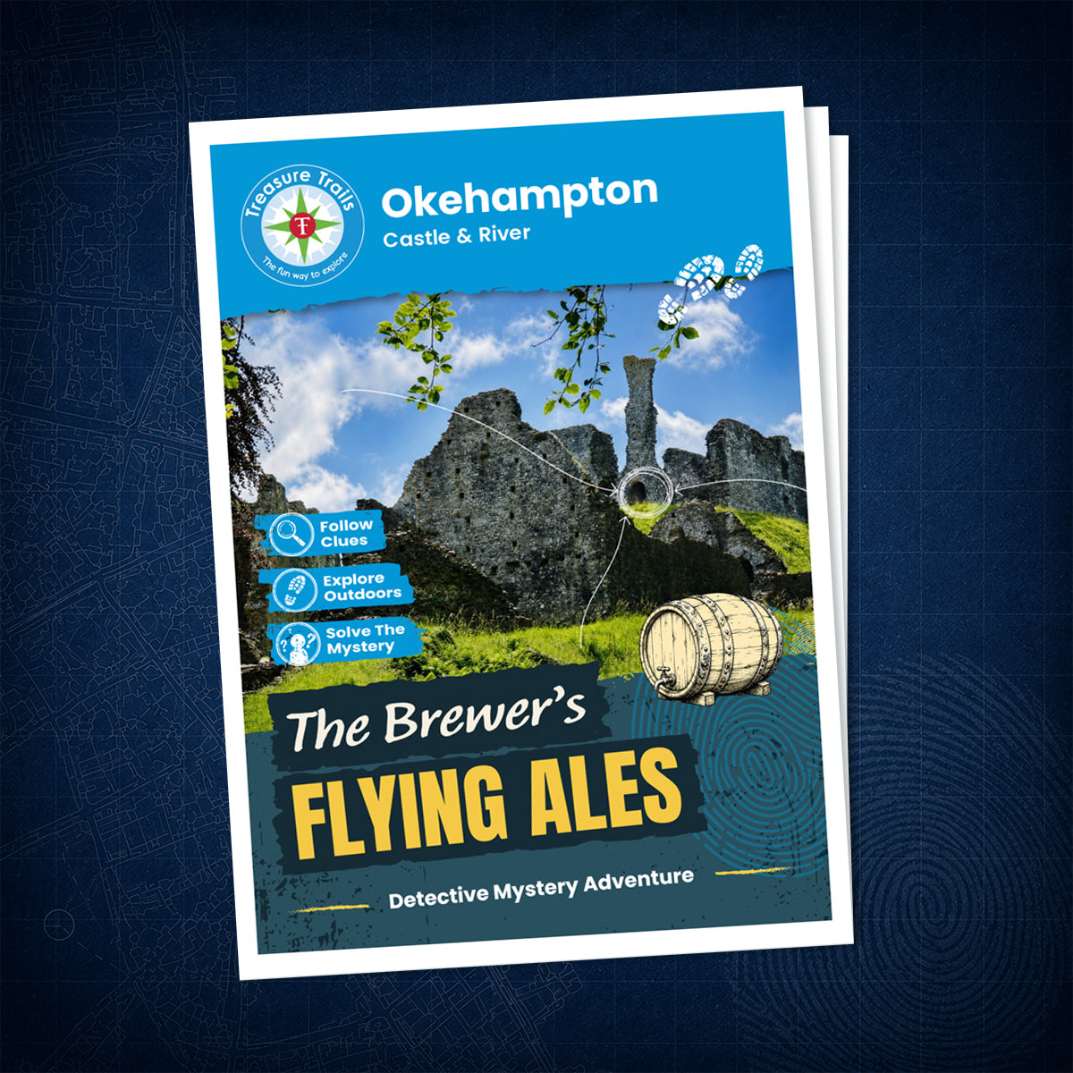 Okehampton - Castle & River Treasure Trail - front cover