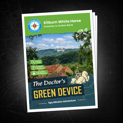 Kilburn White Horse - Sowerby to Sutton Bank Treasure Trail - front cover