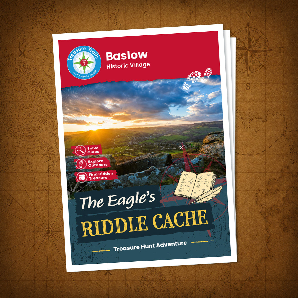 Baslow - Historic Village Treasure Trail - front cover