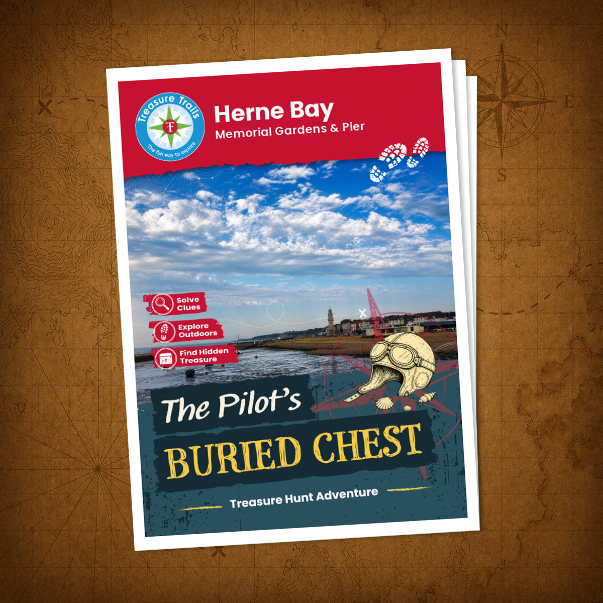 Herne Bay - Memorial Gardens & Pier Treasure Trail - front cover