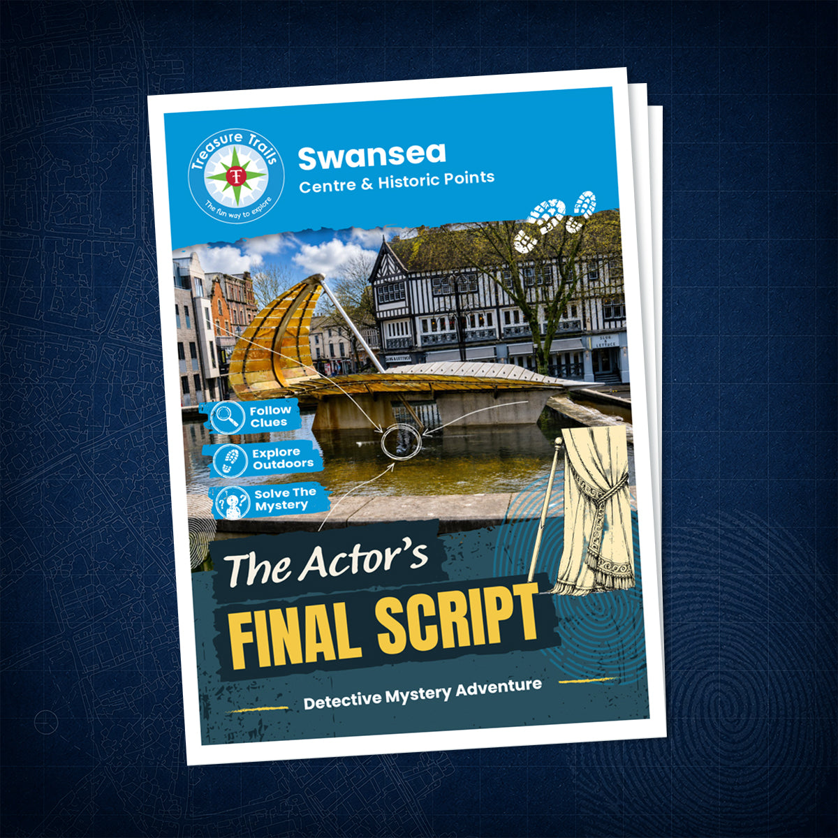 Swansea - Centre & Historic Points Treasure Trail - front cover