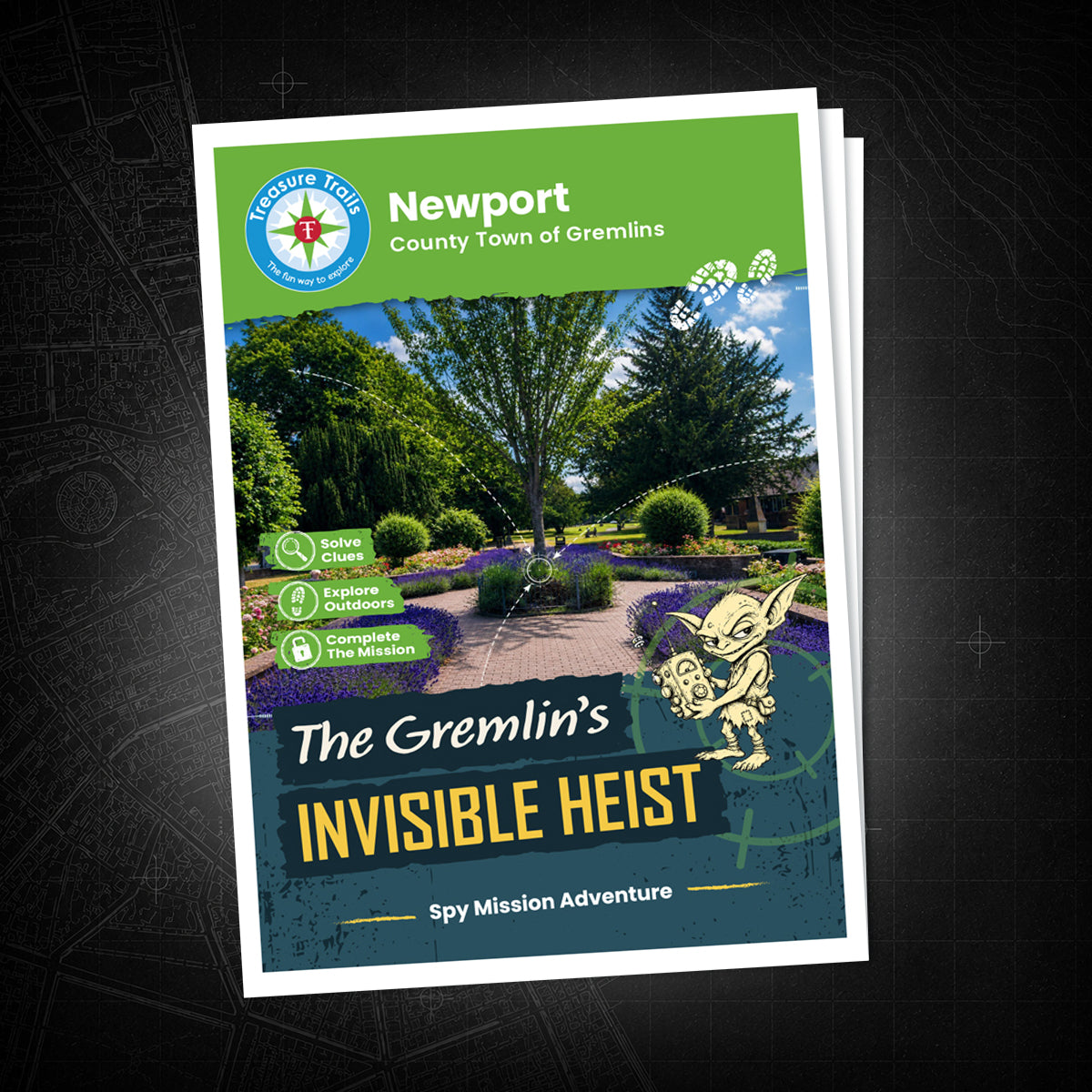 Newport - County Town of Gremlins Treasure Trail - front cover