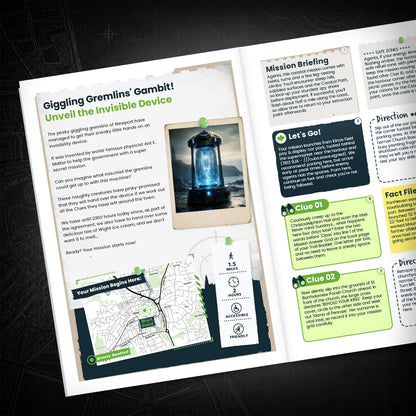 Newport - County Town of Gremlins Treasure Trail - story page
