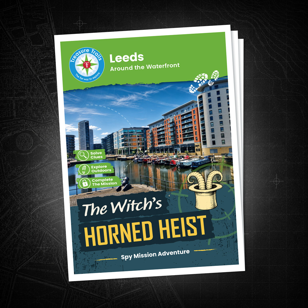 Leeds - Around the Waterfront Treasure Trail - front cover