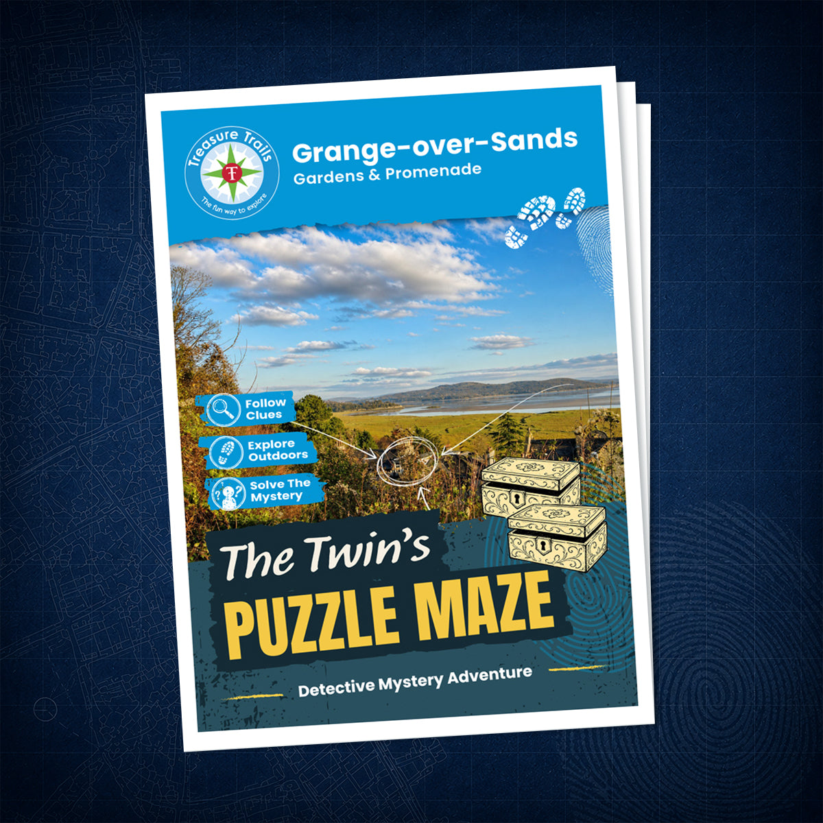 Grange-over-Sands - Gardens & Promenade Treasure Trail - front cover