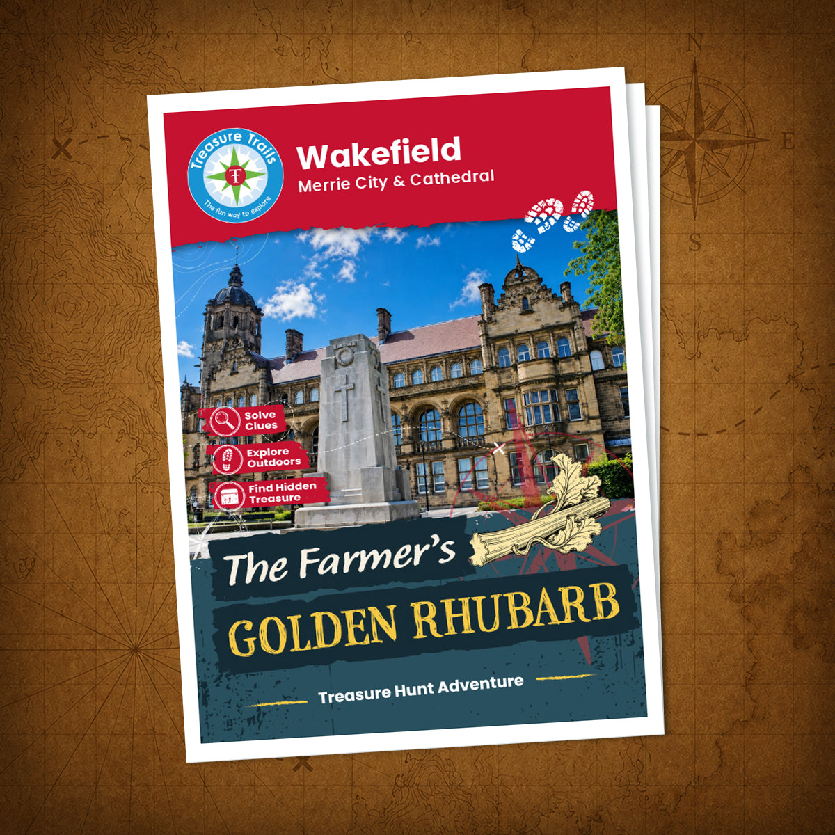 Wakefield - Merrie City & Cathedral Treasure Trail - front cover