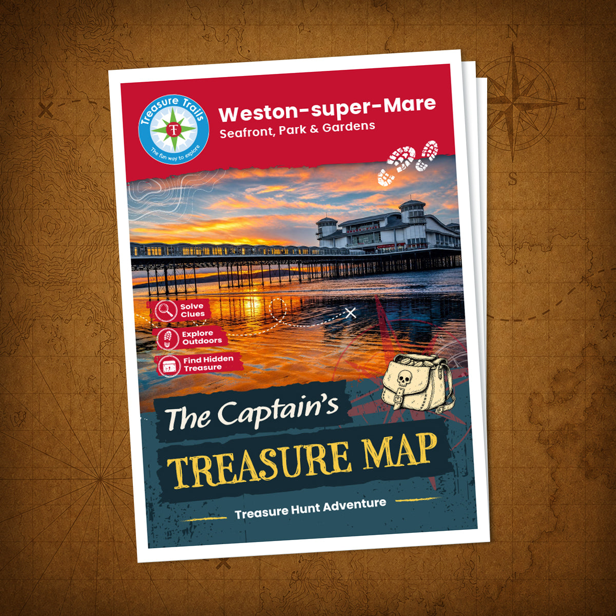Weston-super-Mare - Seafront, Park & Gardens Treasure Trail - front cover