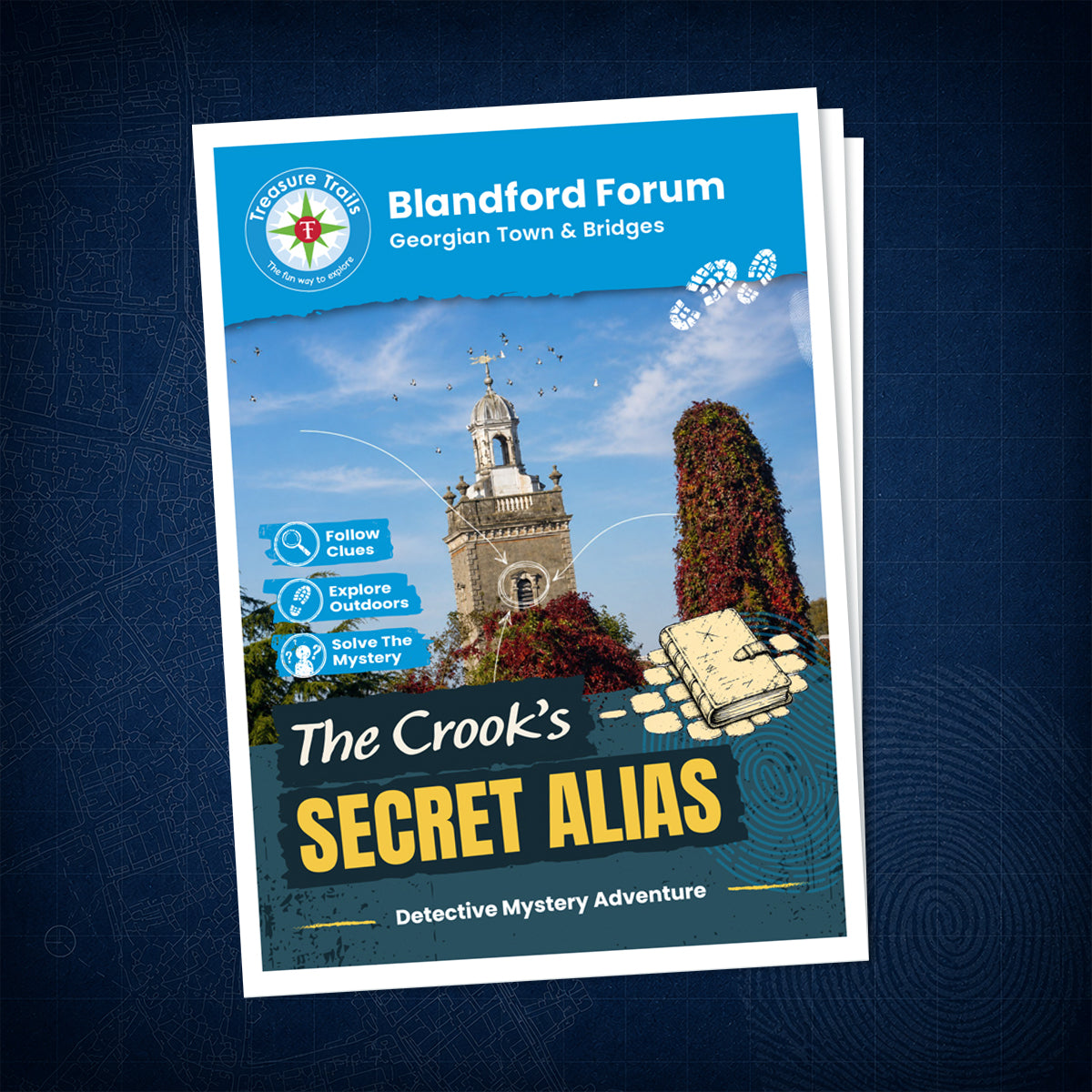 Blandford Forum - Georgian Town & Bridges Treasure Trail - front cover