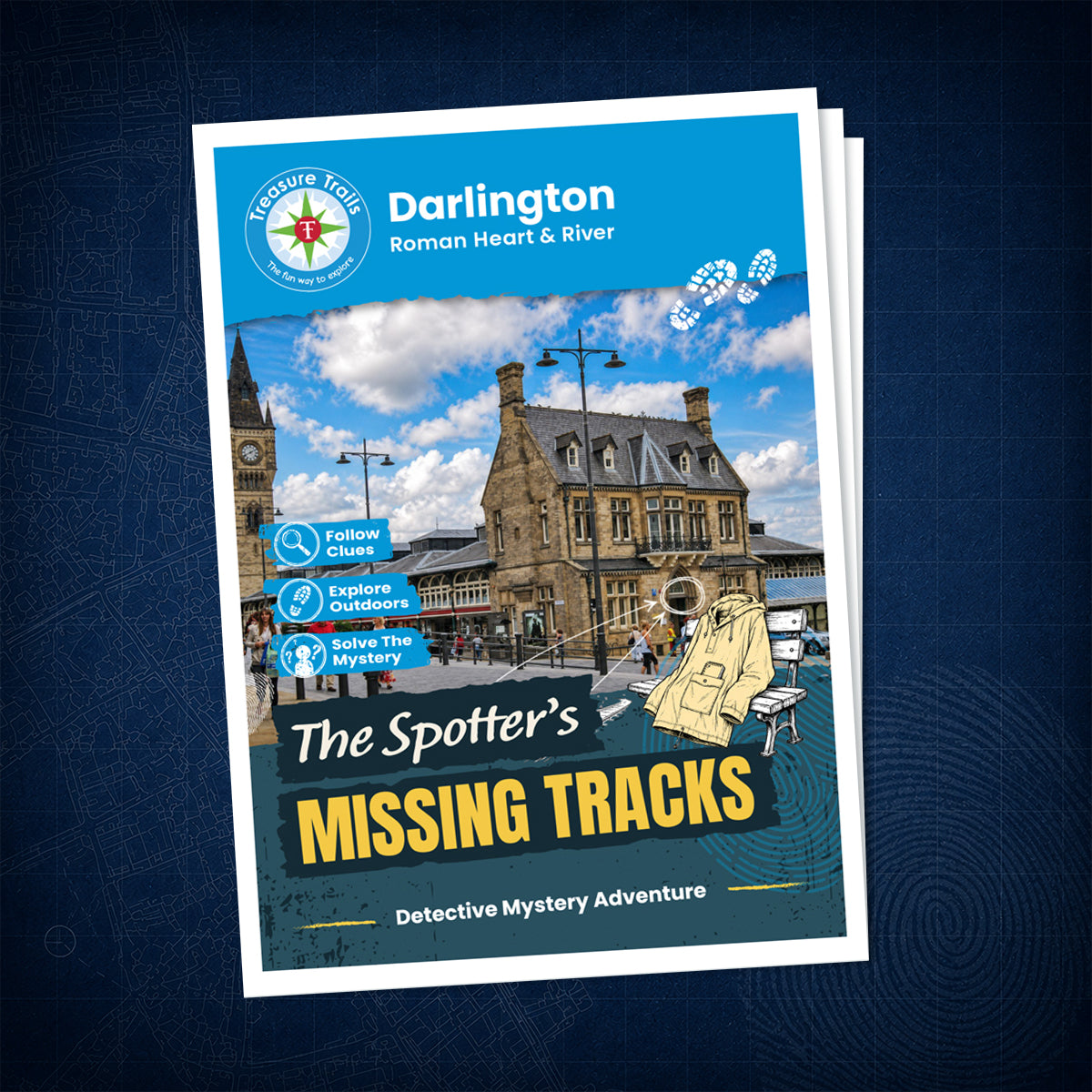 Darlington - Roman Heart & River Treasure Trail - front cover