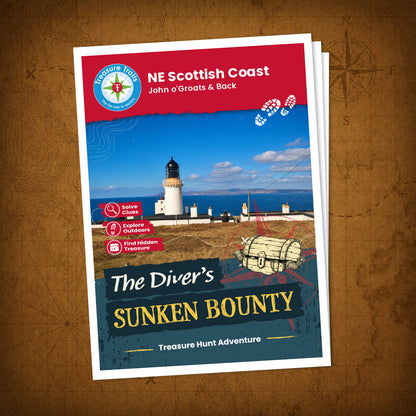 NE Scottish Coast - John o'Groats & Back Treasure Trail - front cover