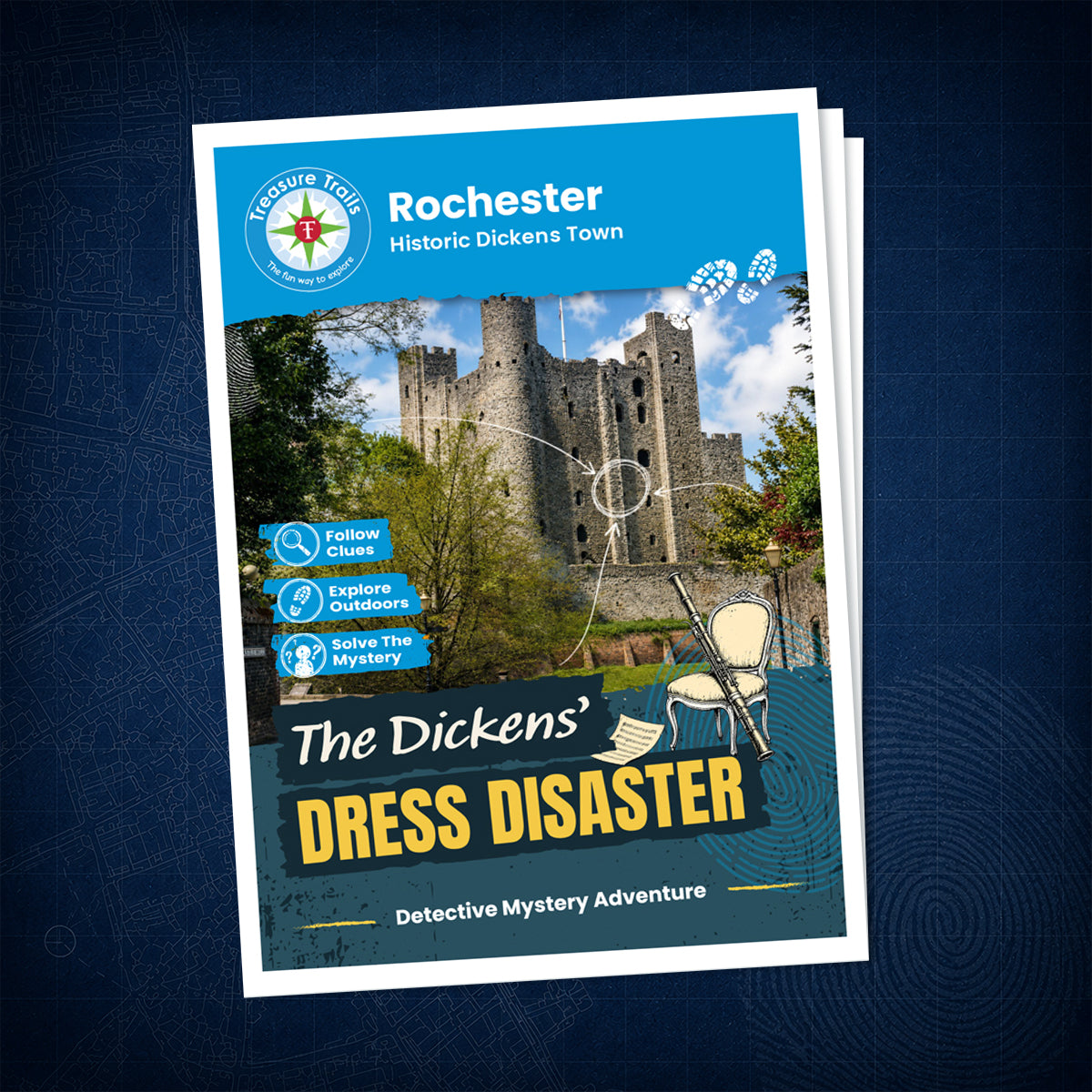 Rochester - Historic Dickens Town Treasure Trail - front cover