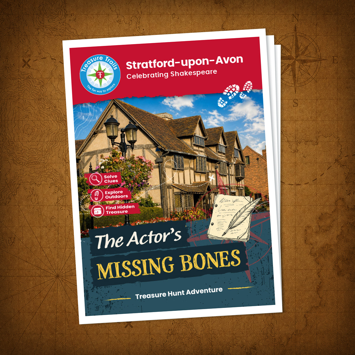 Stratford-upon-Avon - Celebrating Shakespeare Treasure Trail - front cover