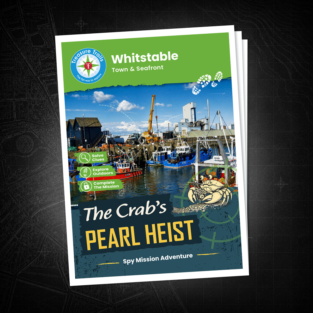 Whitstable - Town & Seafront Treasure Trail - front cover