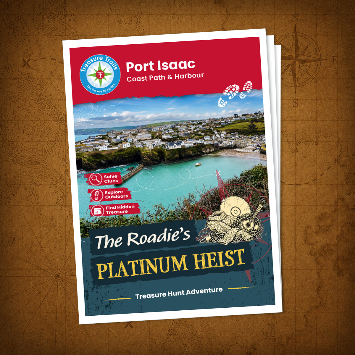 Port Isaac - Coast Path & Harbour Treasure Trail - front cover