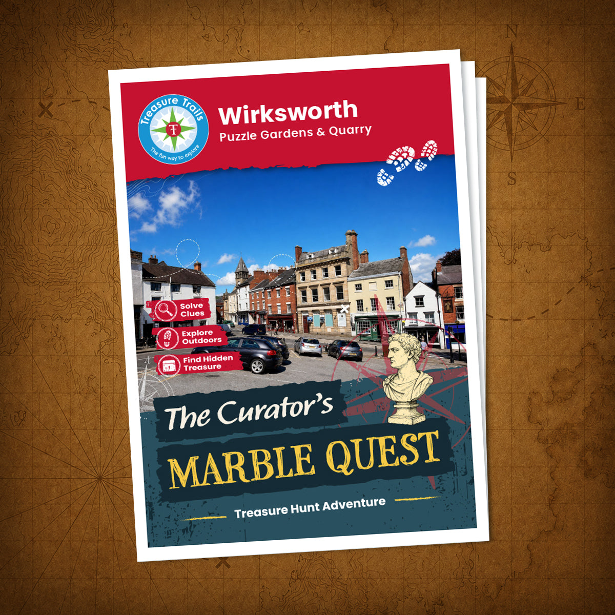 Wirksworth - Puzzle Gardens & Quarry Treasure Trail - front cover