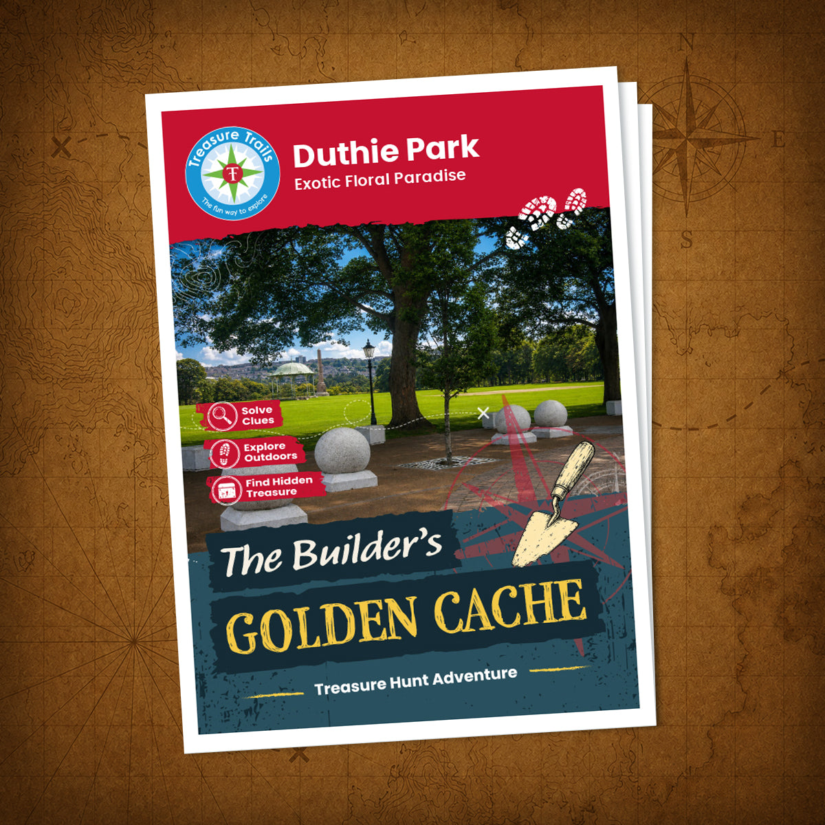 Duthie Park - Exotic Floral Paradise Treasure Trail - front cover