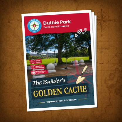 Duthie Park - Exotic Floral Paradise Treasure Trail - front cover