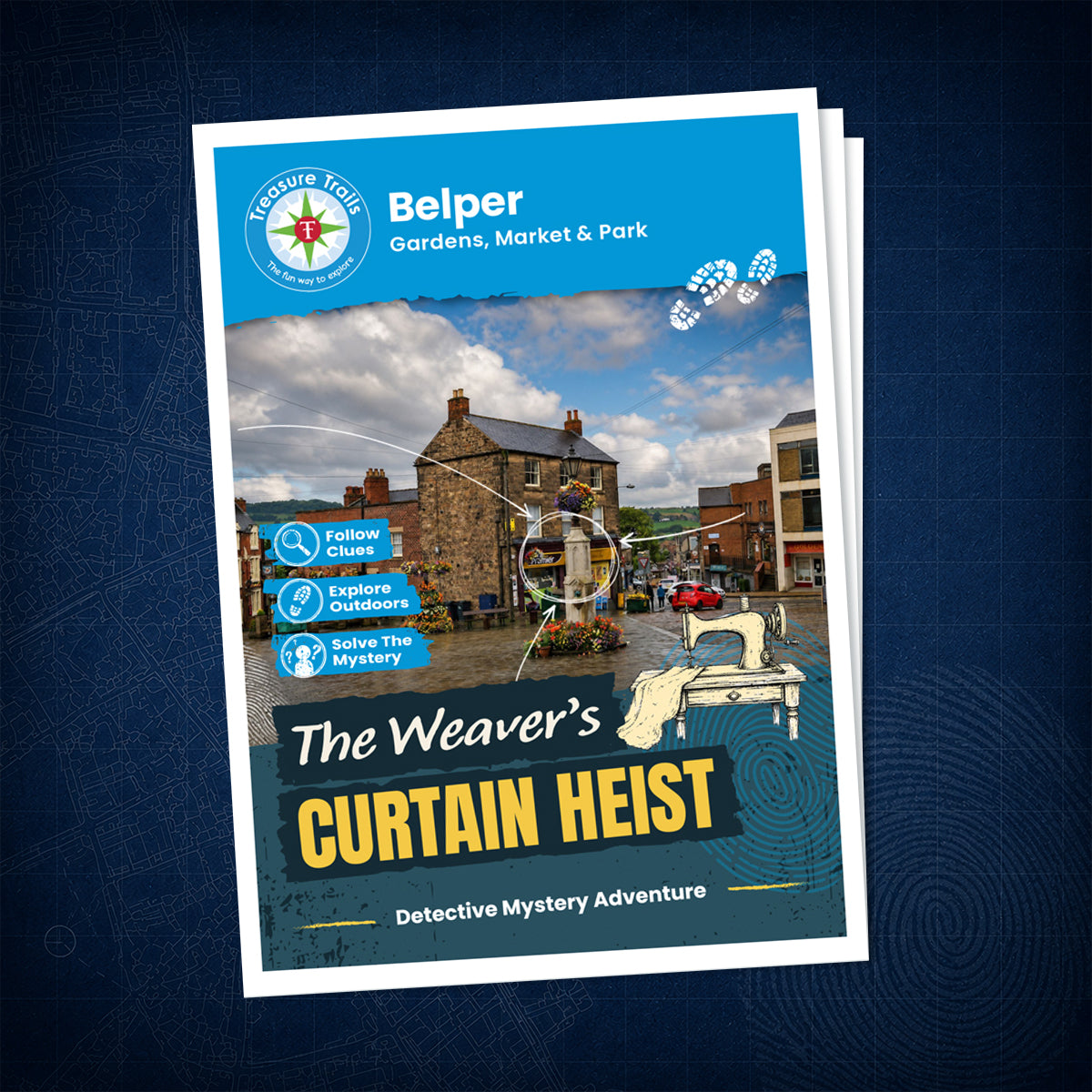 Belper - Gardens, Market & Park Treasure Trail - front cover