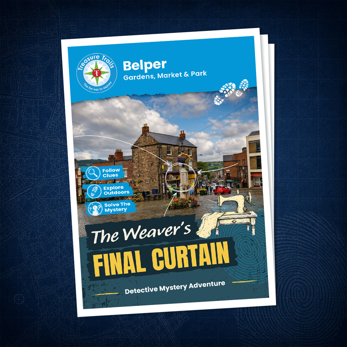 Belper - Gardens, Market & Park Treasure Trail - front cover