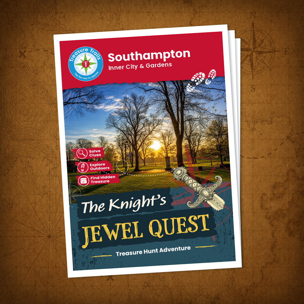 Southampton - Inner City & Gardens Treasure Trail - front cover