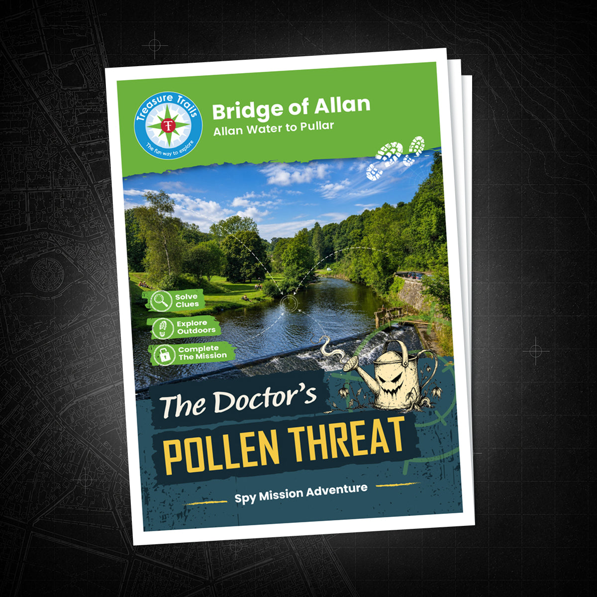 Bridge of Allan - Allan Water to Pullar Treasure Trail - front cover