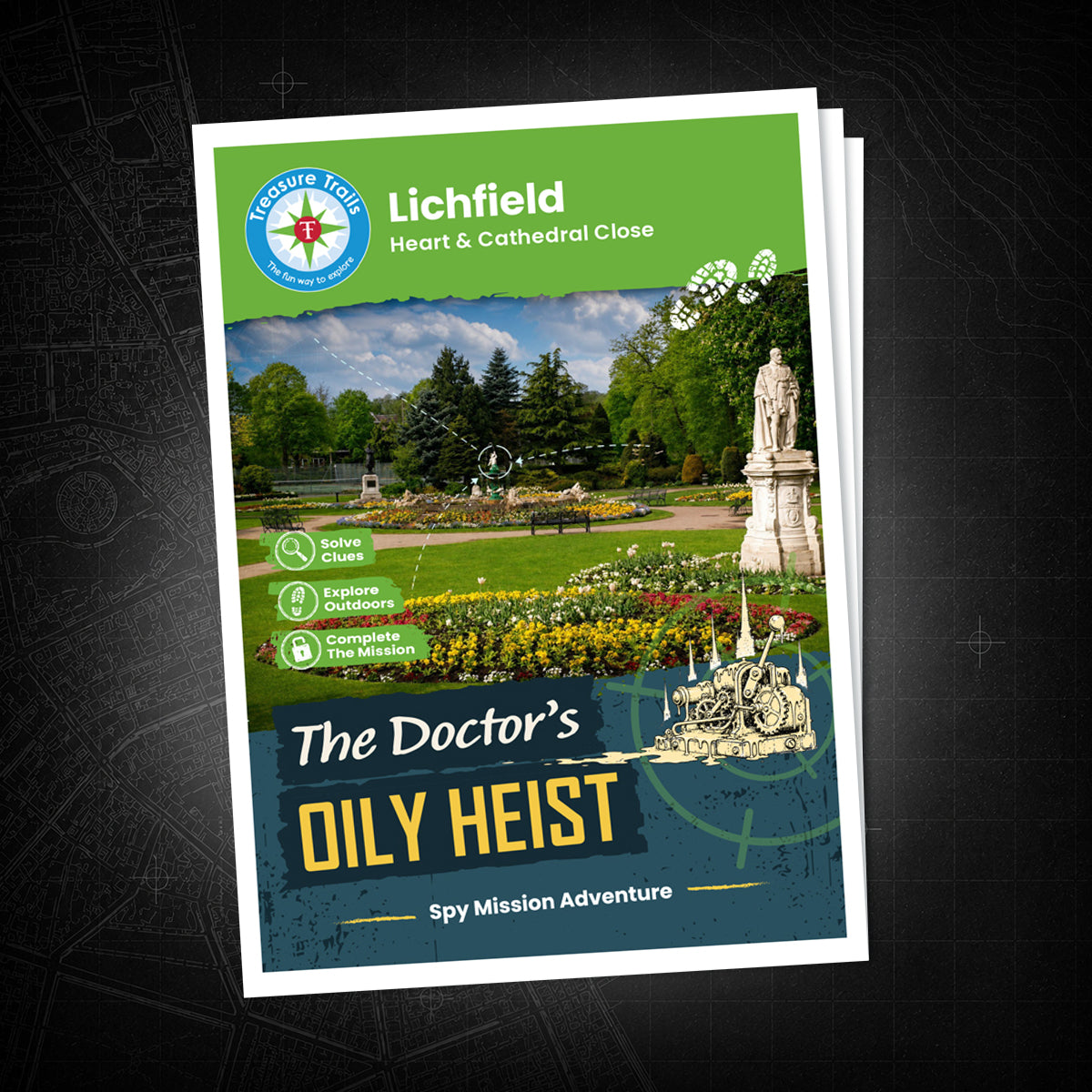 Lichfield - Heart & Cathedral Close Treasure Trail - front cover