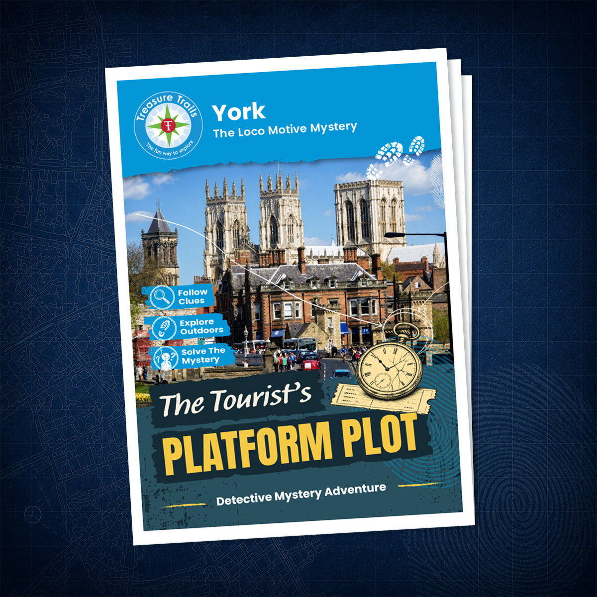 York - The Loco Motive Mystery Treasure Trail - front cover