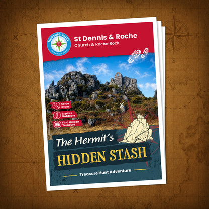 St Dennis & Roche - Church & Roche Rock Treasure Trail - front cover