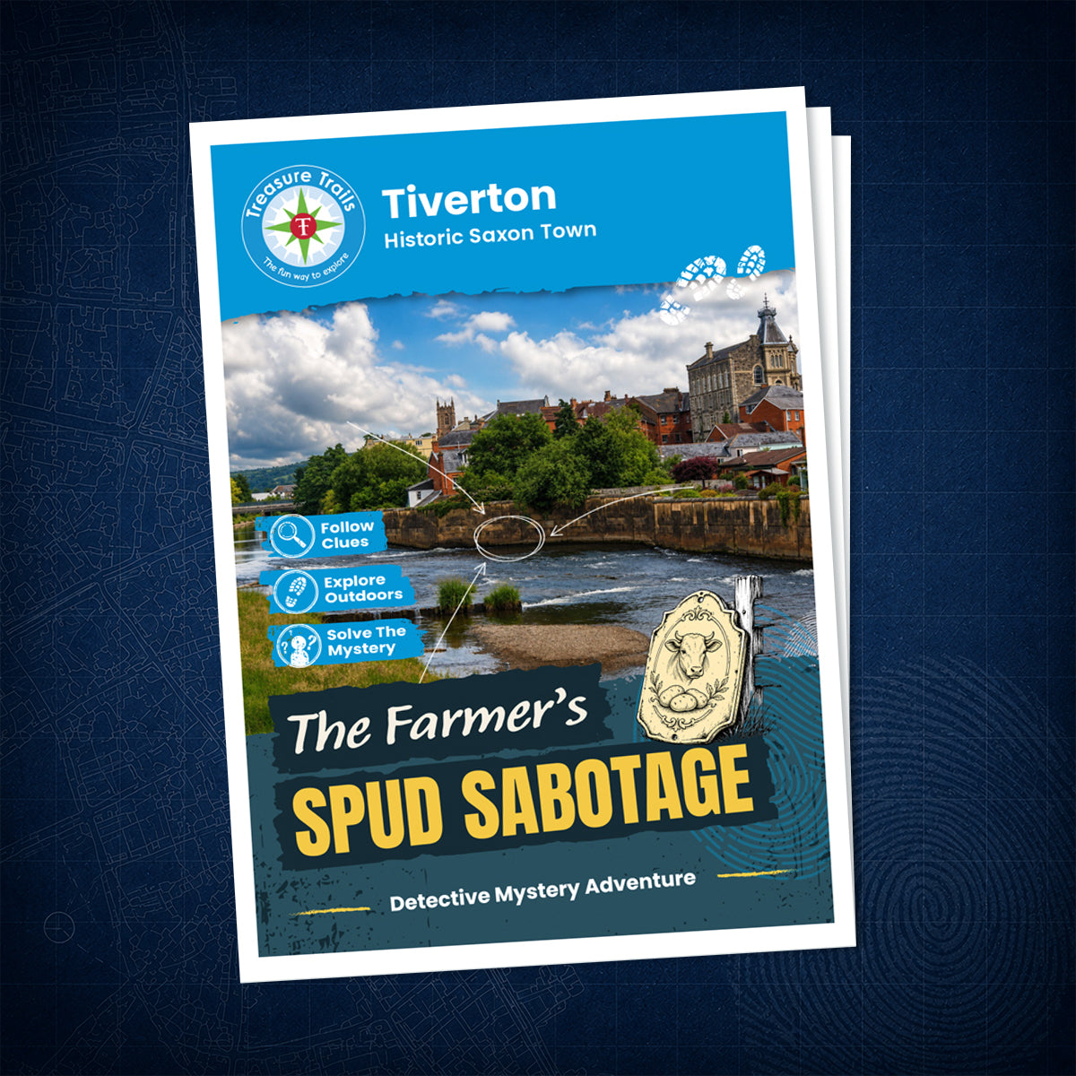 Tiverton - Historic Saxon Town Treasure Trail - front cover