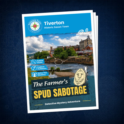 Tiverton - Historic Saxon Town Treasure Trail - front cover