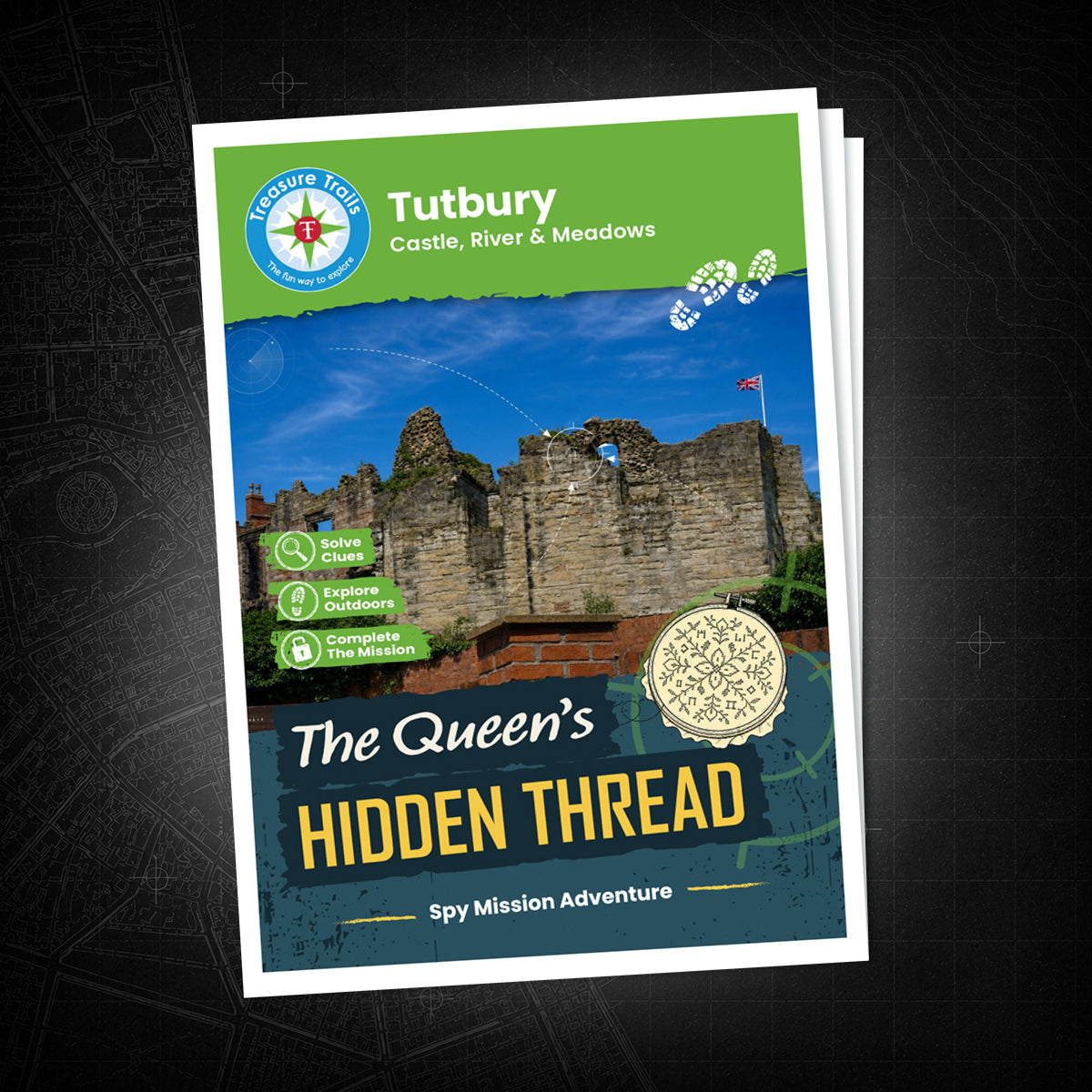 Tutbury - Castle, River & Meadows Treasure Trail - front cover