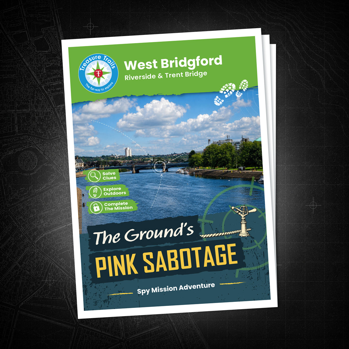 West Bridgford - Riverside & Trent Bridge Treasure Trail - front cover