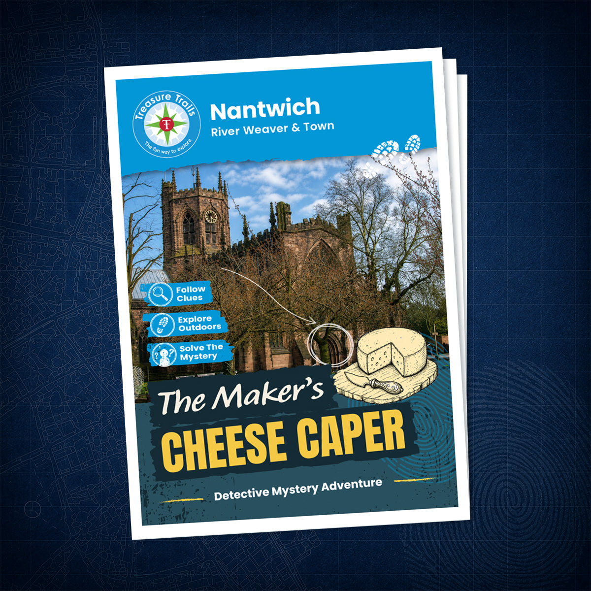 Nantwich - River Weaver & Town Treasure Trail - front cover