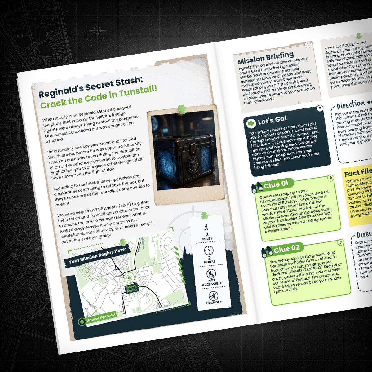 Tunstall - Park, Church & Towers Treasure Trail - story page