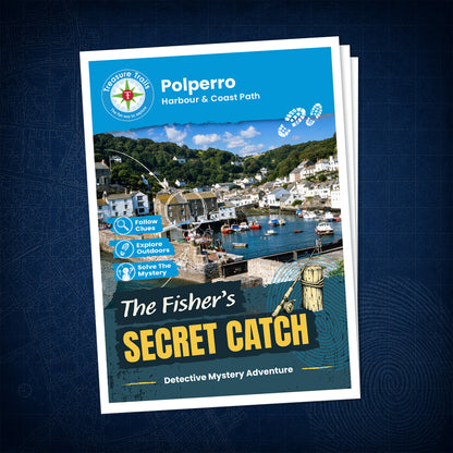 Polperro - Harbour & Coast Path Treasure Trail - front cover