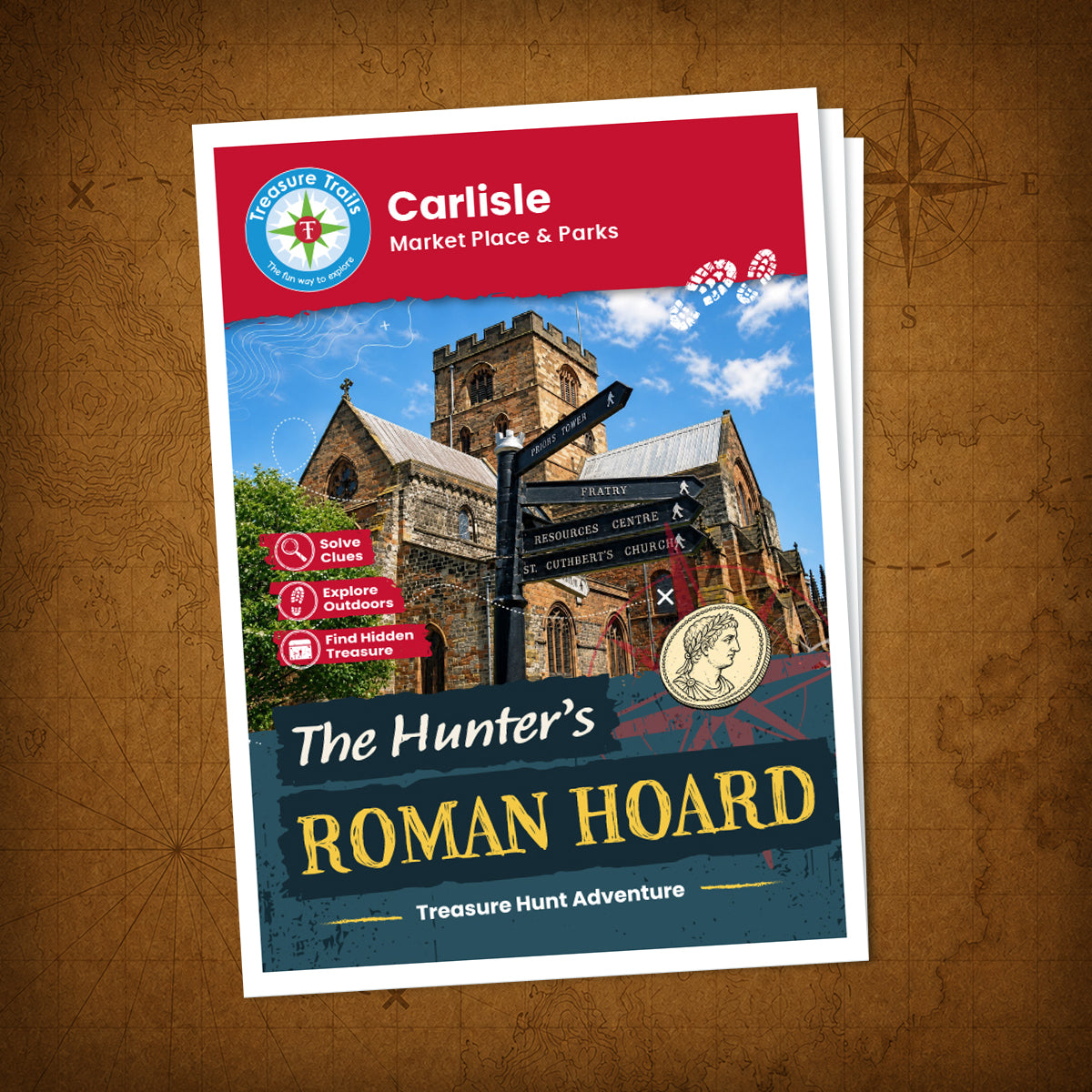 Carlisle - Market Place & Parks Treasure Trail - front cover