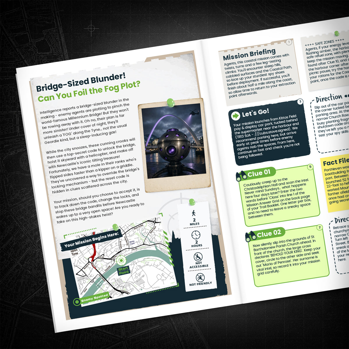 Newcastle - Millennium Bridge Treasure Trail - story page