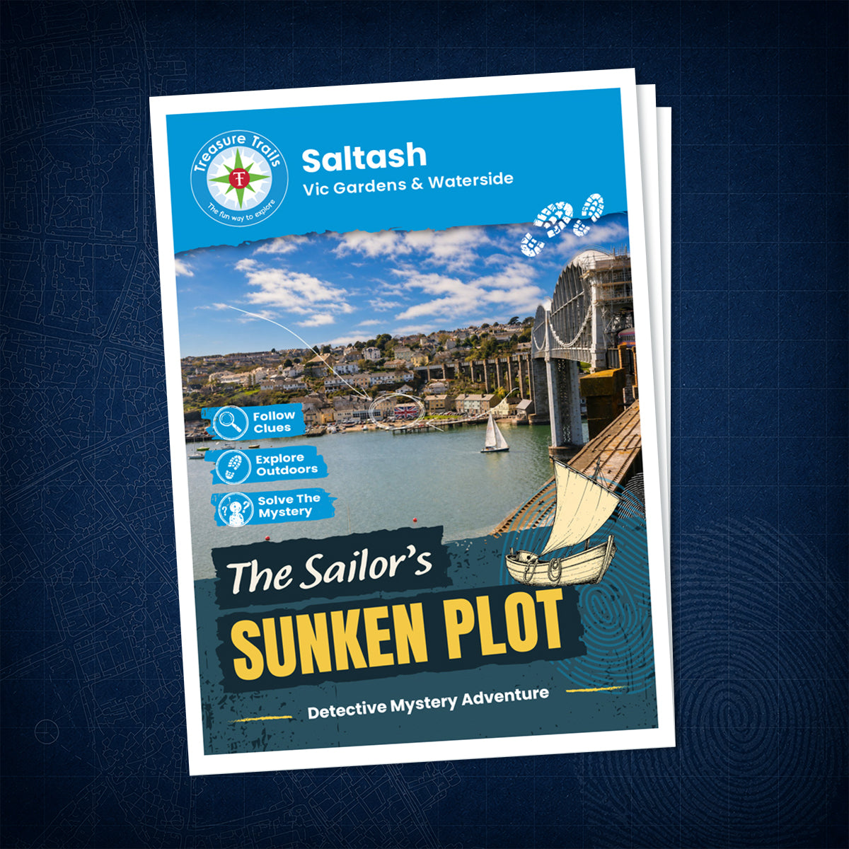 Saltash - Vic Gardens & Waterside Treasure Trail - front cover